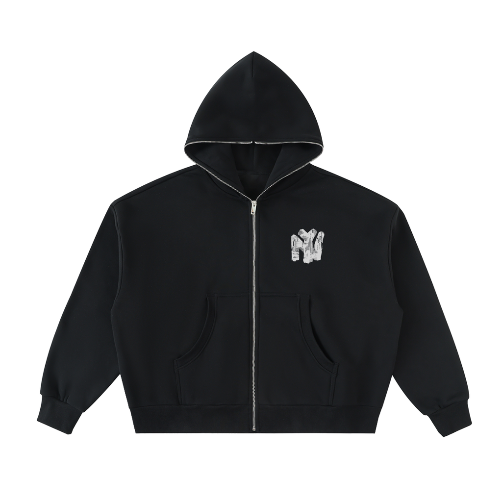 NY Full-Zip Boxy Hoodie